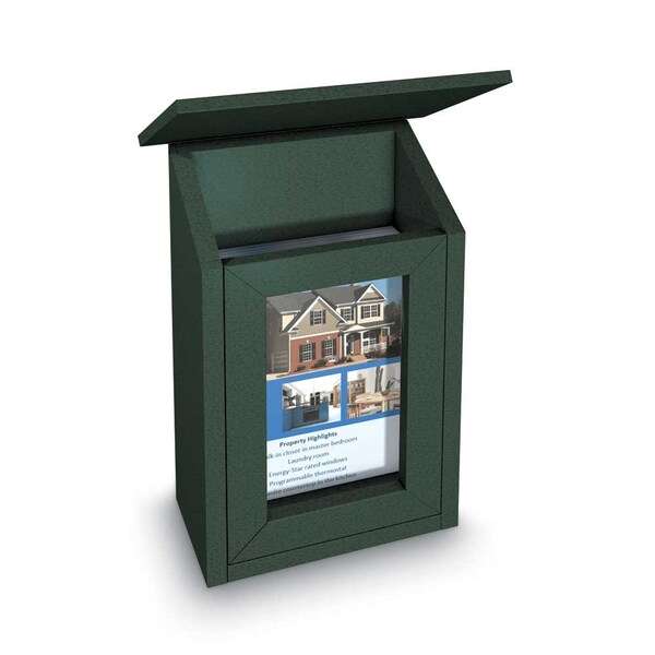 United Visual Products Sliding Door Indoor Enclosed Corkboard, 6 UV9026ACS-SATIN-BUFF - main